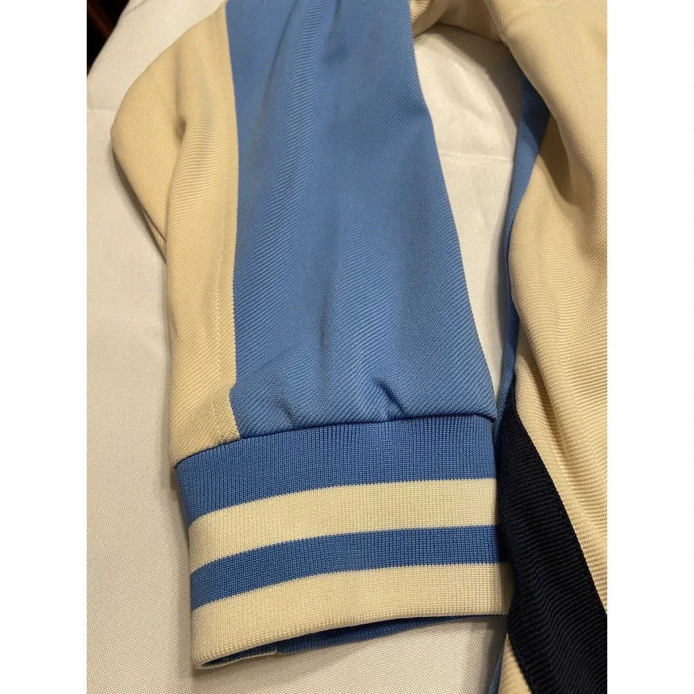Men's Fila‎ Tiebreaker Jacket XL Blue/ Cream Zip Up